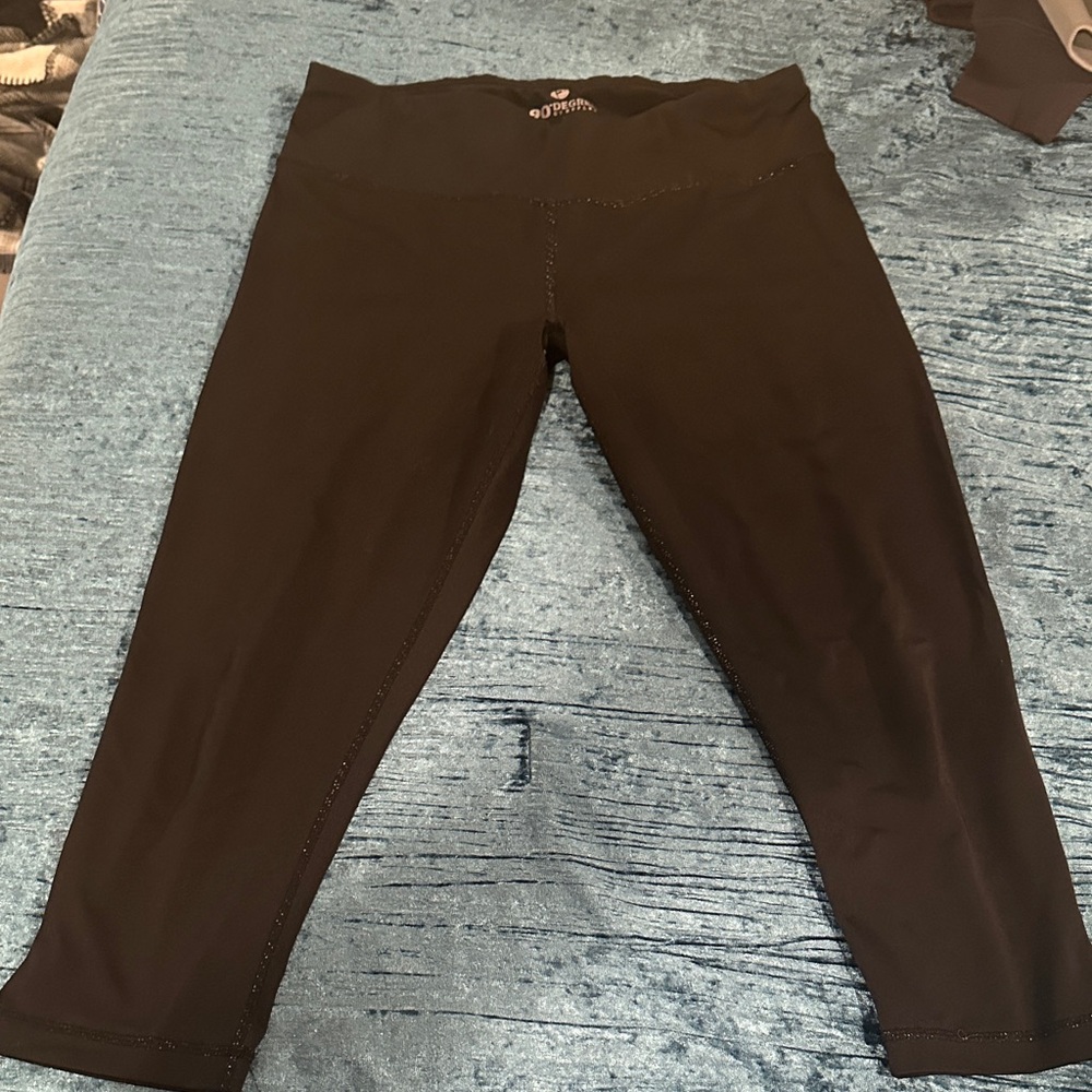 90 Degree By Reflex Black Leggings